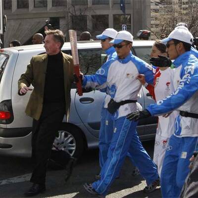 Olympisches Feuer in Paris