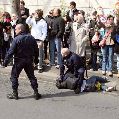 Olympisches Feuer in Paris