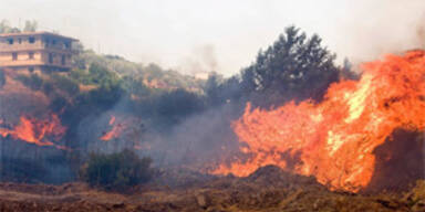 Flammeninferno bedroht Athen
