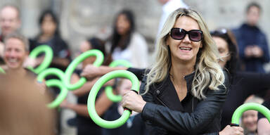Flashmob: Sportler erobern Stephansplatz