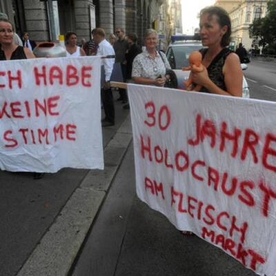 Abtreibungsdemo in Wien