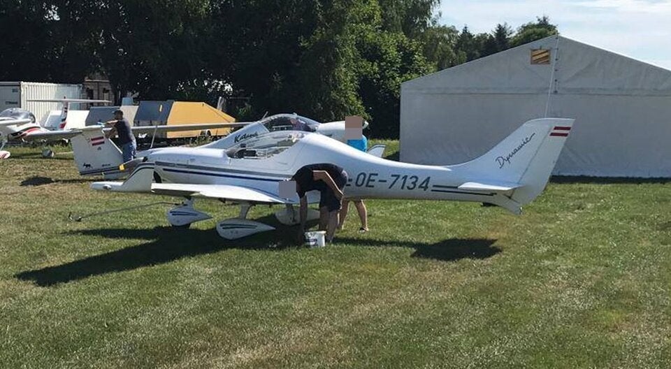 Flugzeug absturz völtendorf