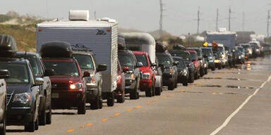 Flucht vor dem Monster-Hurrikan