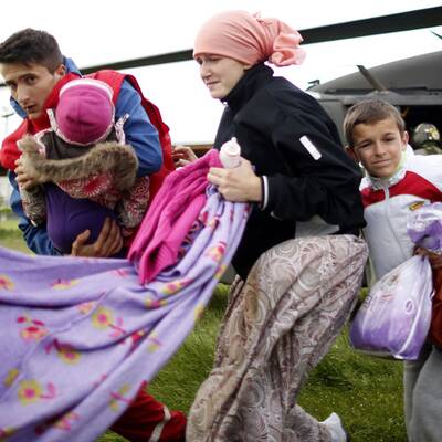 Enorme Regenmengen in Bosnien