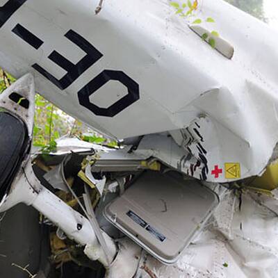 Ein Toter bei Flugzeugabsturz