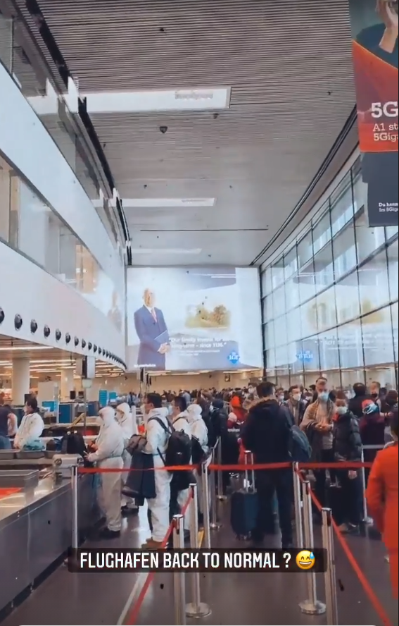 chaos Flughafen Instagram