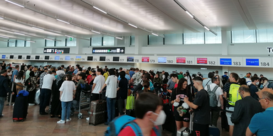 Flughafen Wien Flugchaos