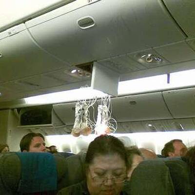 Horrorflug für Passagiere