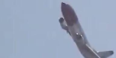 Passagiermaschine fliegt wie Kampf-Jet