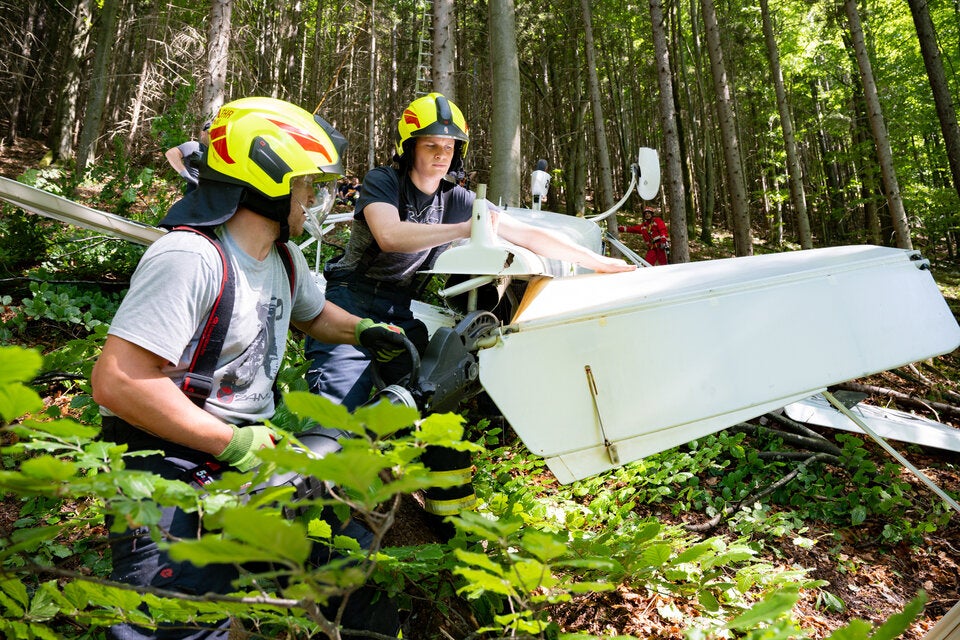 Zwei Kleinflugzeuge zusammengestoßen: Keine Verletzten