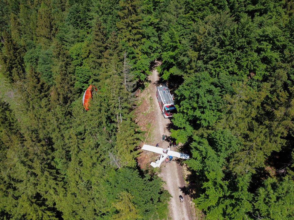 Zwei Kleinflugzeuge zusammengestoßen: Keine Verletzten