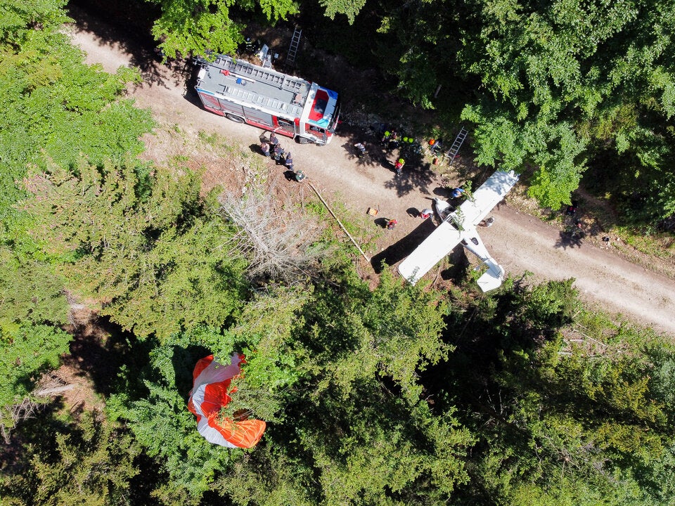 Zwei Kleinflugzeuge zusammengestoßen: Keine Verletzten