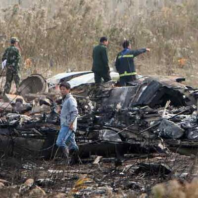 Frachtflugzeug bei Shanghai abgestürzt