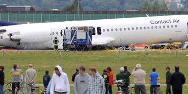 Flugzeugunfall am Stuttgarter Flughafen