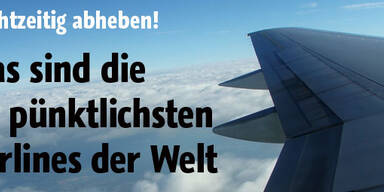 Die zehn pünktlichsten Fluglinien