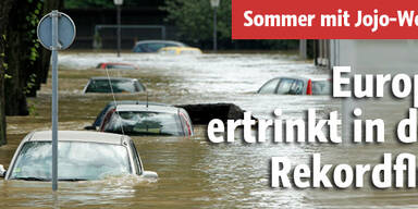 Europa ertrinkt in der Rekordflut