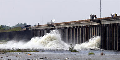 Schleuse am Mississippi