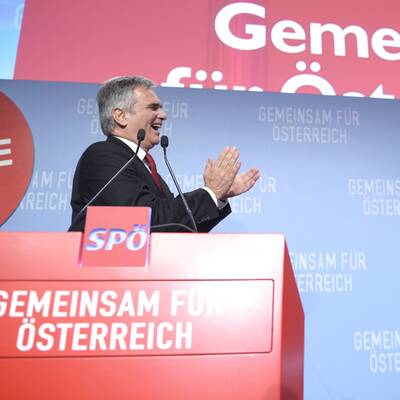 Reaktionen in der SPÖ-Parteizentrale 