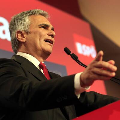 Reaktionen in der SPÖ-Parteizentrale 