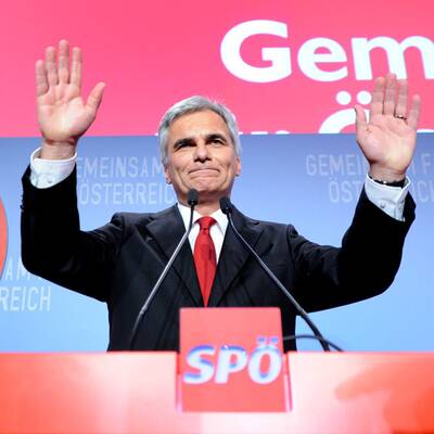 Reaktionen in der SPÖ-Parteizentrale 