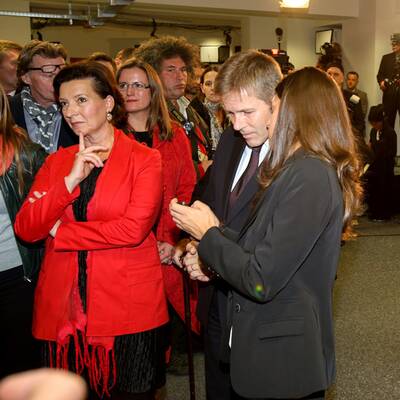 Reaktionen in der SPÖ-Parteizentrale 