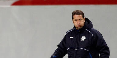 Schrecksekunde für Sturm-Coach Foda