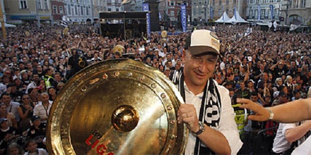 Meisterfeier in Graz - Franco Foda