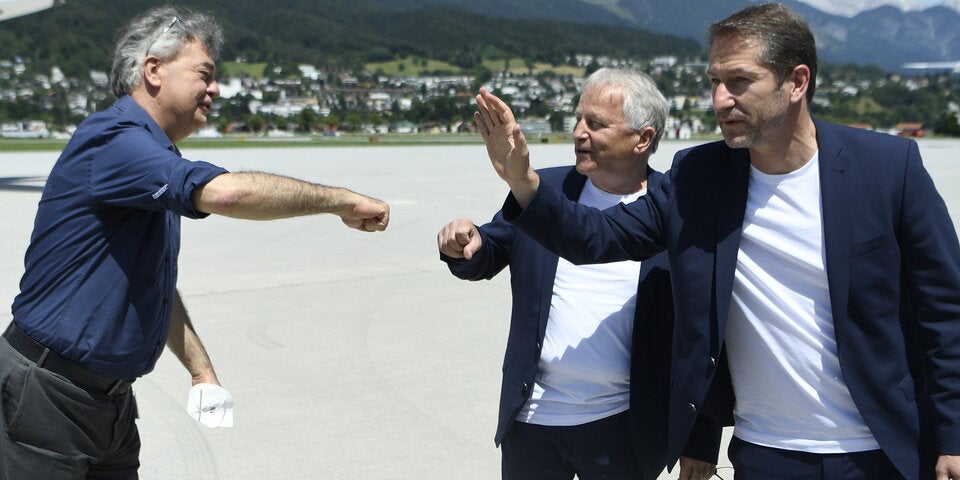 Kogler lobte ÖFB-Team bei Ankunft in Innsbruck