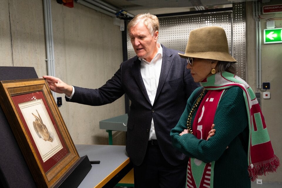 Hollywood-Star besucht Albertina