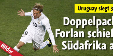 Forlan schießt Südafrika ab