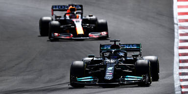 Hamilton und Verstappen - GP von Barcelona