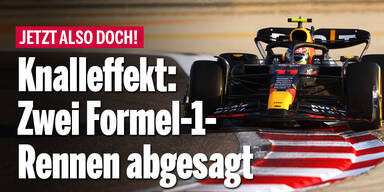 Knalleffekt: Zwei Formel-1-Rennen abgesagt