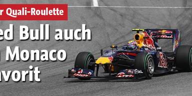 Red Bull Favorit vor Quali in Monaco