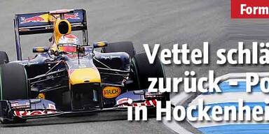 Vettel sicherte sich Pole-Position