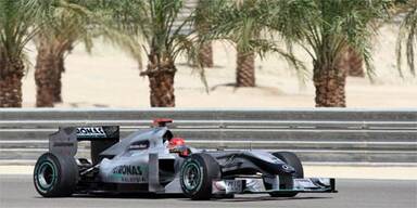 Schumi startet von Platz 7, Pole an Vettel