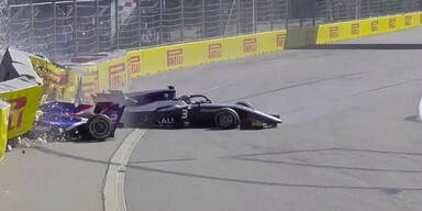 N&auml;chster Horror-Crash in der Formel 2