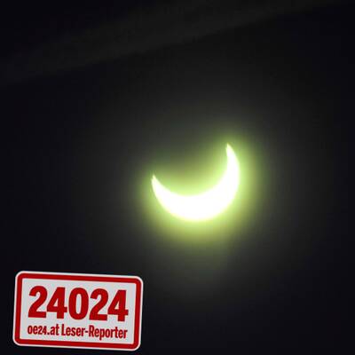 Sonnenfinsternis über Österreich