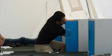 So leben die  Zelt-Fl&uuml;chtlinge