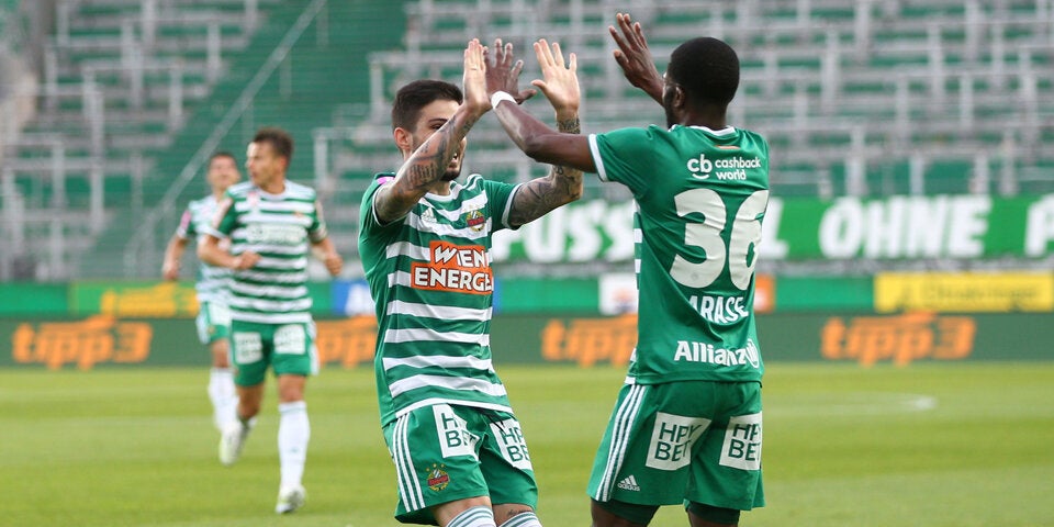 Rapid im Titelkampf mit 'Rumpftruppe'