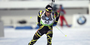 Fourcade gewinnt  Antholz-Massenstart