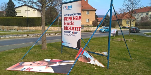 Vandalenakt gegen FPÖ-Zentrale in Eisenstadt