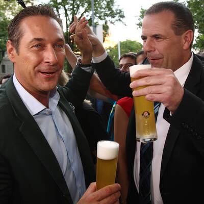 Der FPÖ-Spitzenkandidat bei der EU-Wahl am Sonntag