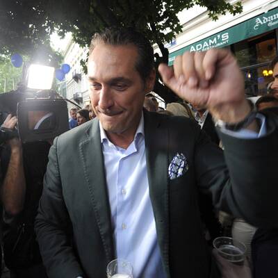 Der FPÖ-Spitzenkandidat bei der EU-Wahl am Sonntag