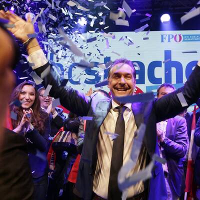 Wahlparty der FPÖ 