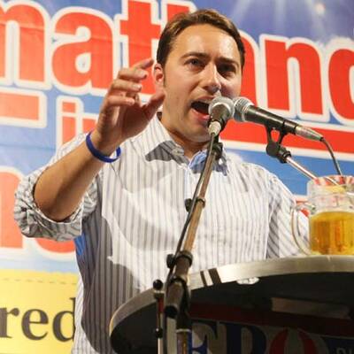 FPÖ-Wahlabschluss im Bierzelt