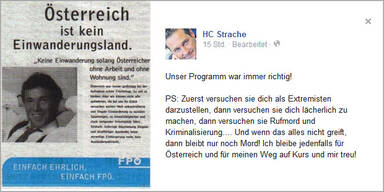 Strache glaubt an Mordkomplott