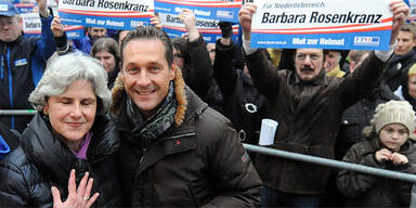 Heinz-Christian Strache; Barbara Rosenkranz