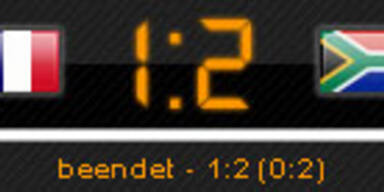 Frankreich und Südafrika ausgeschieden