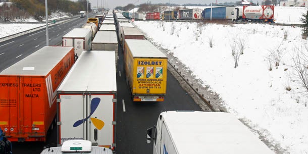 Temperatur-Sturz um 17 Grad