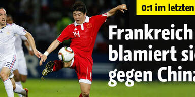 Frankreich: Debakel gegen China